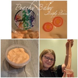 Peachy Baby Slime 3 oz